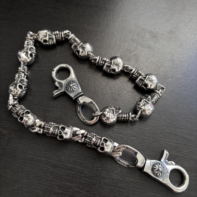 ⚡️ORDER⚡️Xích Quần CHROME HEART Đầu Lâu CH - Phụ Kiện Móc khoá Chrome heart Skull CH / Chrome heart 