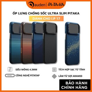   iPhone 17 Series  Ốp lưng siêu mỏng PITAKA Ultra Slim sạc từ tính không dây - Hàng chính hãng 