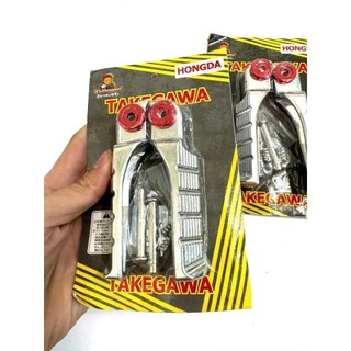 Gác chân take, Gác Chân Sau TAKEGAWA Gắn Xe HONDA YAMAHA Dream, Wave, Fu Led, AB ,Nhôm Đúc SLL