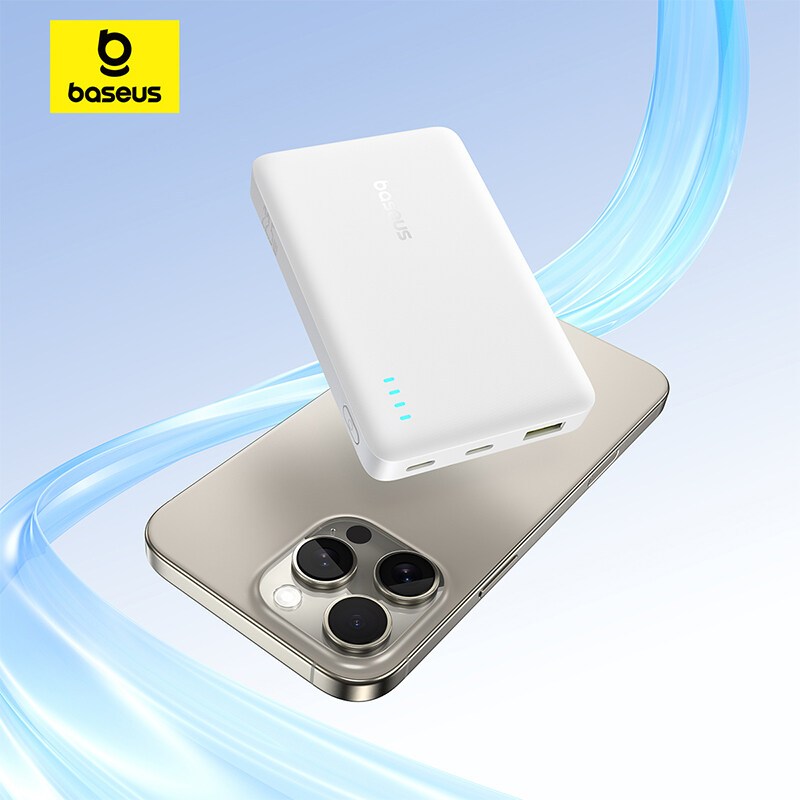 Pin dự phòng Baseus EnerFill FP21 10000mAh 22.5W Bao gồm cáp TypeC sang C sạc nhanh | BigBuy360 - bigbuy360.vn