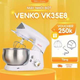  Máy Nhào Bột Đánh Trứng Cỡ Lớn Đa Năng VENKO Trộn Salad Tự Động Công Suất 600W  Tặng 3 Phụ Kiện  