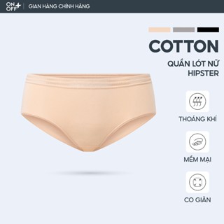 Quần lót nữ hipster Cotton mềm xốp thấm hút vượt trội - ONOFF 16UV24A242