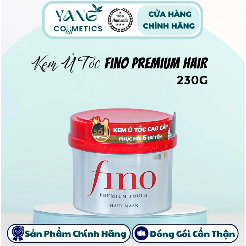 Kem Ủ Tóc Fino Shiseido Touch Premium Hair Mask 230G Nhật Bản [HÀNG CÔNG TY VAT]