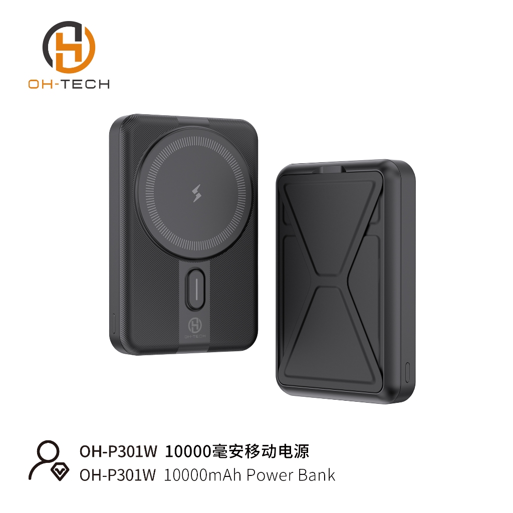 [TẶNG CÁP SẠC] Sạc Dự Phòng OHTECH P301W 10000mAh Không Dây Hỗ Trợ Sạc Nhanh Bảo Hành 12 Tháng | BigBuy360 - bigbuy360.vn