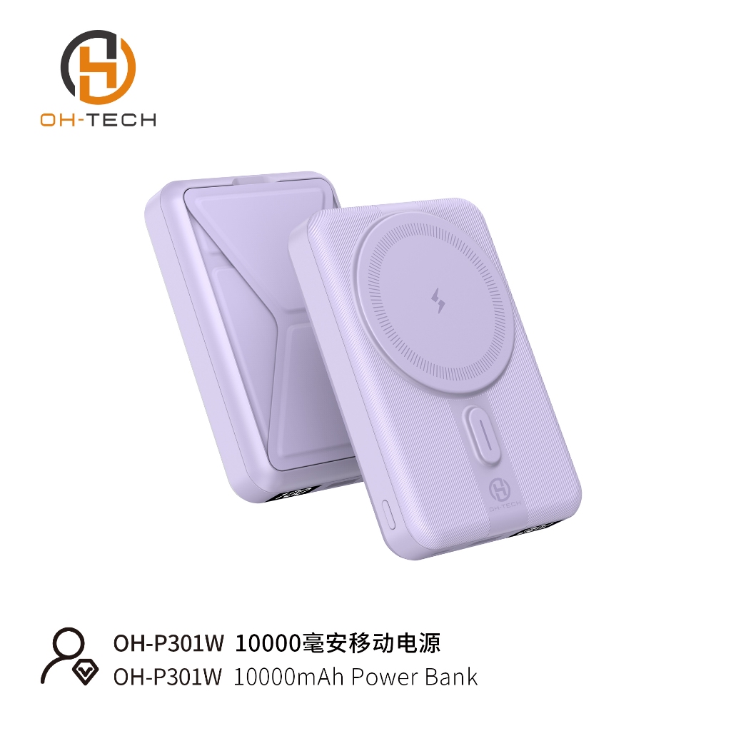 [TẶNG CÁP SẠC] Sạc Dự Phòng OHTECH P301W 10000mAh Không Dây Hỗ Trợ Sạc Nhanh Bảo Hành 12 Tháng | BigBuy360 - bigbuy360.vn