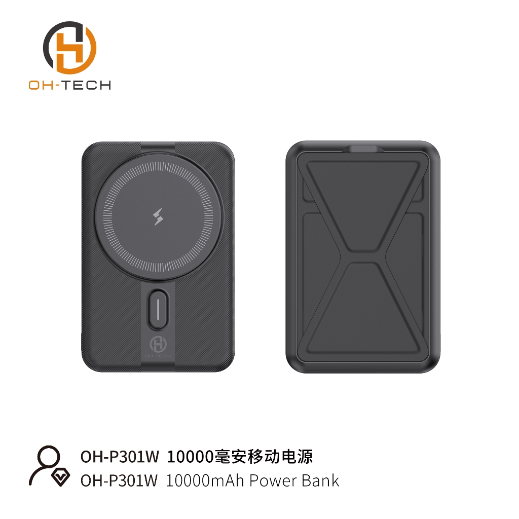 [TẶNG CÁP SẠC] Sạc Dự Phòng OHTECH P301W 10000mAh Không Dây Hỗ Trợ Sạc Nhanh Bảo Hành 12 Tháng | BigBuy360 - bigbuy360.vn
