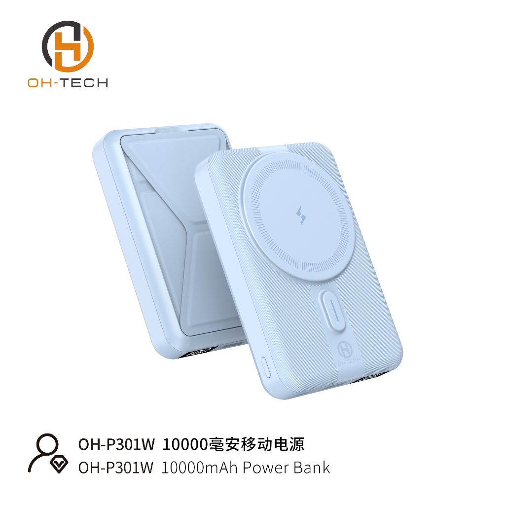 [TẶNG CÁP SẠC] Sạc Dự Phòng OHTECH P301W 10000mAh Không Dây Hỗ Trợ Sạc Nhanh Bảo Hành 12 Tháng | BigBuy360 - bigbuy360.vn