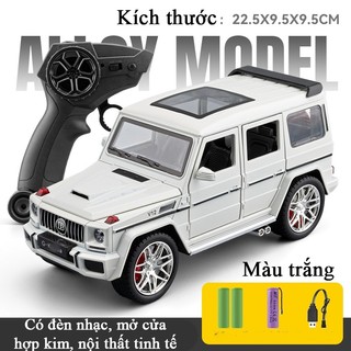 Đồ chơi xe ô tô điều khiển từ xa G.63 KAVY  bằng hợp kim có nhạc và đèn tần số 2.4 Ghz