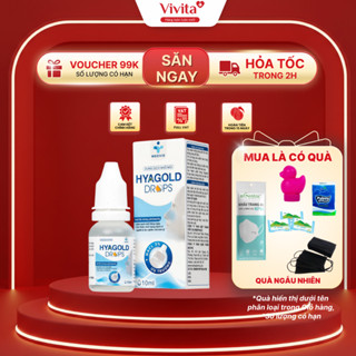 [CHÍNH HÃNG CÓ QUÀ] Dung Dịch Vệ Sinh Mũi Hyagold Drops Medvie (C/10ml)