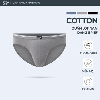  Quần lót sịp nam tam giác brief Cotton mềm xốp thấm hút vượt trội - ONOFF 18UQ23A017-18UQ24A240 