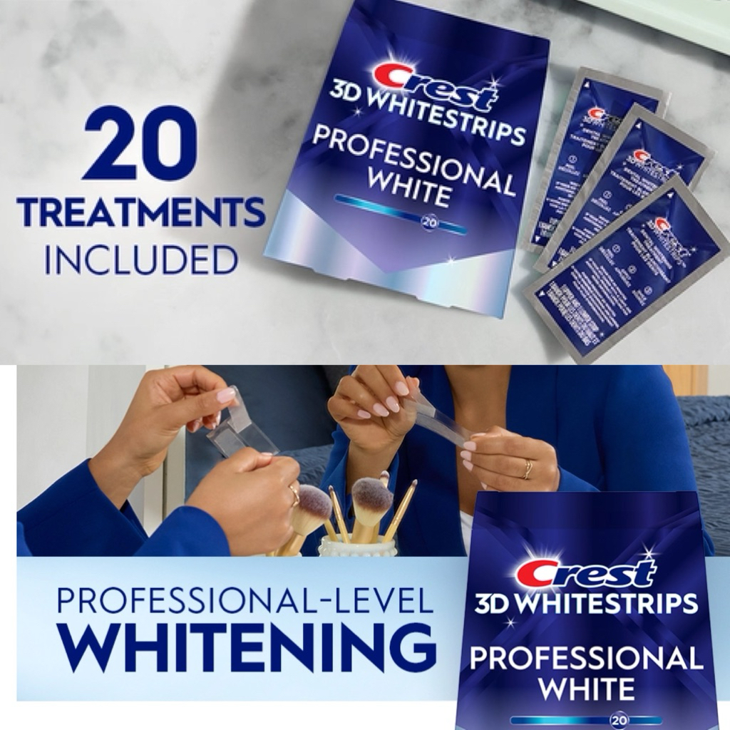 [ MẪU MỚI ] Miếng dán trắng răng Crest profesional