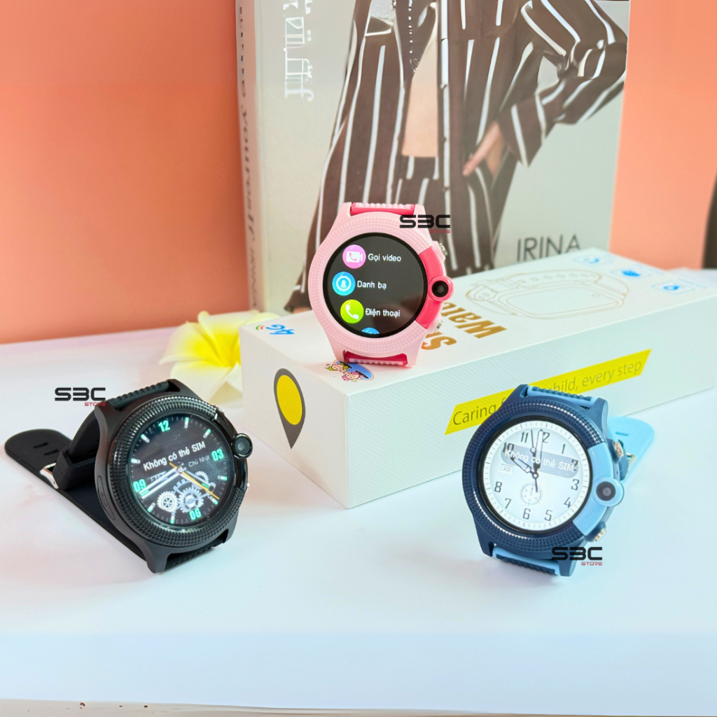 Đồng hồ thông minh định vị trẻ em GoodKids D36, lắp sim 4G, nghe gọi video, gọi sos, lưu danh bạ, đê