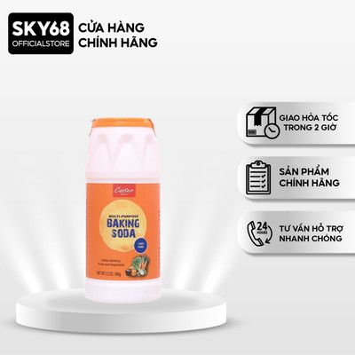 Bột Rửa Rau Củ Baking Soda đa công dụng Caster Daily 340g