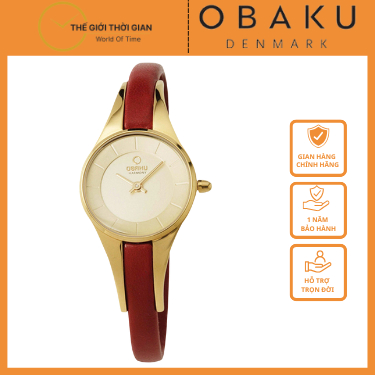 Đồng hồ đeo tay nữ hiệu Obaku V110LGGRR