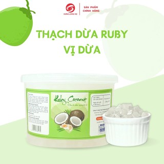 Thạch Dừa Cao Cấp Hương Vị Trái Cây - RUBY - Khối Lượng 2.2KG