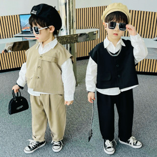  Bộ Vest Bé Trai Vest Bé Trai 3 Chi Tiết hàng Thiết kế MyaKids size 12-40kg 