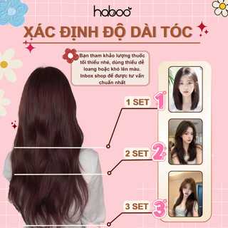 Thuốc Nhuộm Tóc Nâu Mocha, Nâu Socola, Nâu Caramel, Nâu Coffee HABOO - Nhuộm Tại Nhà, Không Tẩy trend