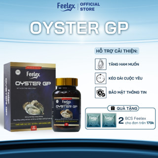 Tinh chất hàu biển cao cấp Feelex Oyster GP tăng cường sinh lý cho nam giới hộp 60 viên