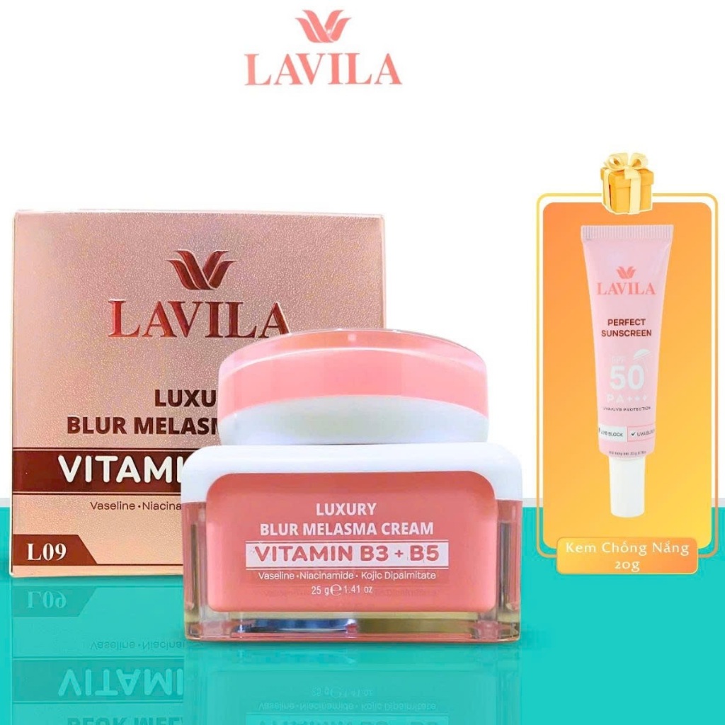 Kem mờ nám cao cấp Lavila Luxury Blur Melasma Cream (25g) + tặng kem chống nắng