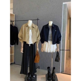 Ngocanh6959 SALE WGWE A747 Áo khoác kéo khoá #6888 phong cách basic tiểu thư NEW N999