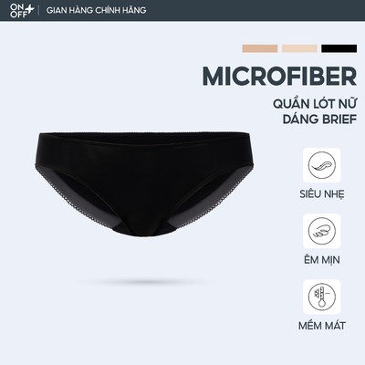 Quần lót nữ ONOFF sợi Microfiber siêu mảnh mát mịn, mỏng nhẹ ONOFF - 16UJ23A006