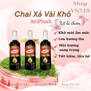 [Combo 3 chai] Xịt thơm quần áo, xả vải khô ARIPLUSH - hương nước hoa, chai 100ml