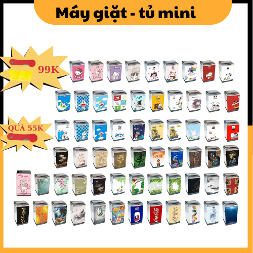 MIẾNG DÁN MÁY GIẶT - TỦ MINI - TỦ 90L - Decal dán 1 mặt. SIÊU ĐẸP, RẺ