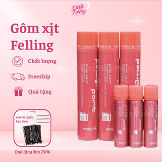  Gôm Xịt Tạo Kiểu Tóc Feeling Power Point Đỏ Giữ Nếp Không Bết Dính Chính Hãng 80ml 400ml 