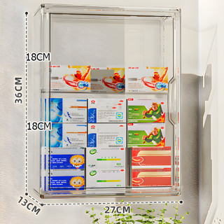  Hộp đựng thuốc hộp nhựa treo tường hộp đựng đồ hộp đựng đồ trong suốt chống bụi và chống ẩm 