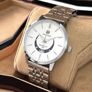  Đồng hồ nam dây thép cao cấp PABLO RAEZ C858 sang trọng dạ quang chống nước 3ATM kèm hộp CARIENT 