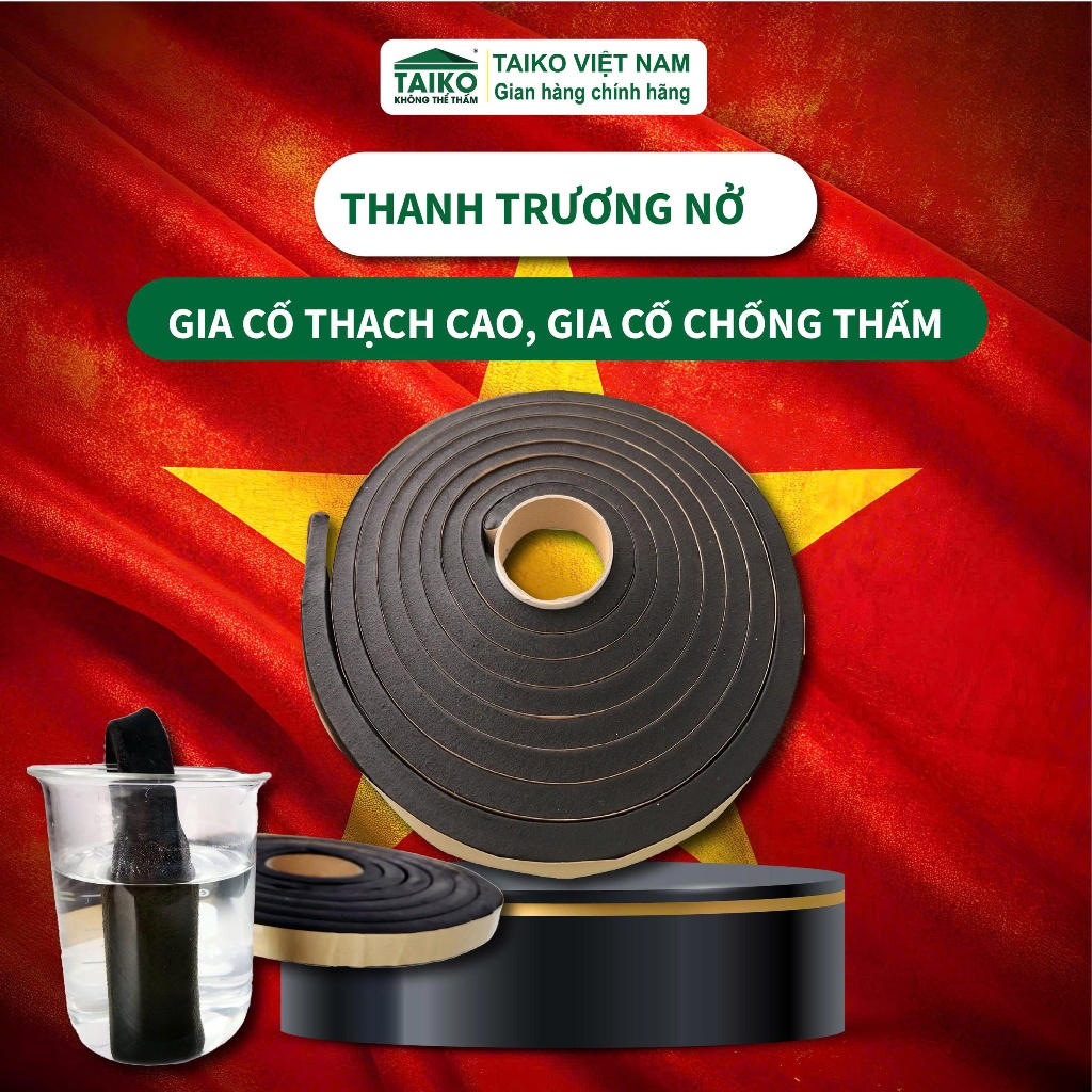 [Rẻ vô địch]Thanh Trương Nở, Thanh Thủy Trương Thanh Cao Su Chống Thấm Mạch. Chèn Cổ Ống Thoát Sàn H