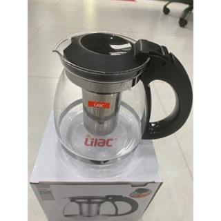  Bình pha trà Ấm trà thủy tinh Lilac S91 Bình lọc trà thuỷ tinh chịu nhiệt có lõi lọc Inox 304 Dung tích 1500ml 