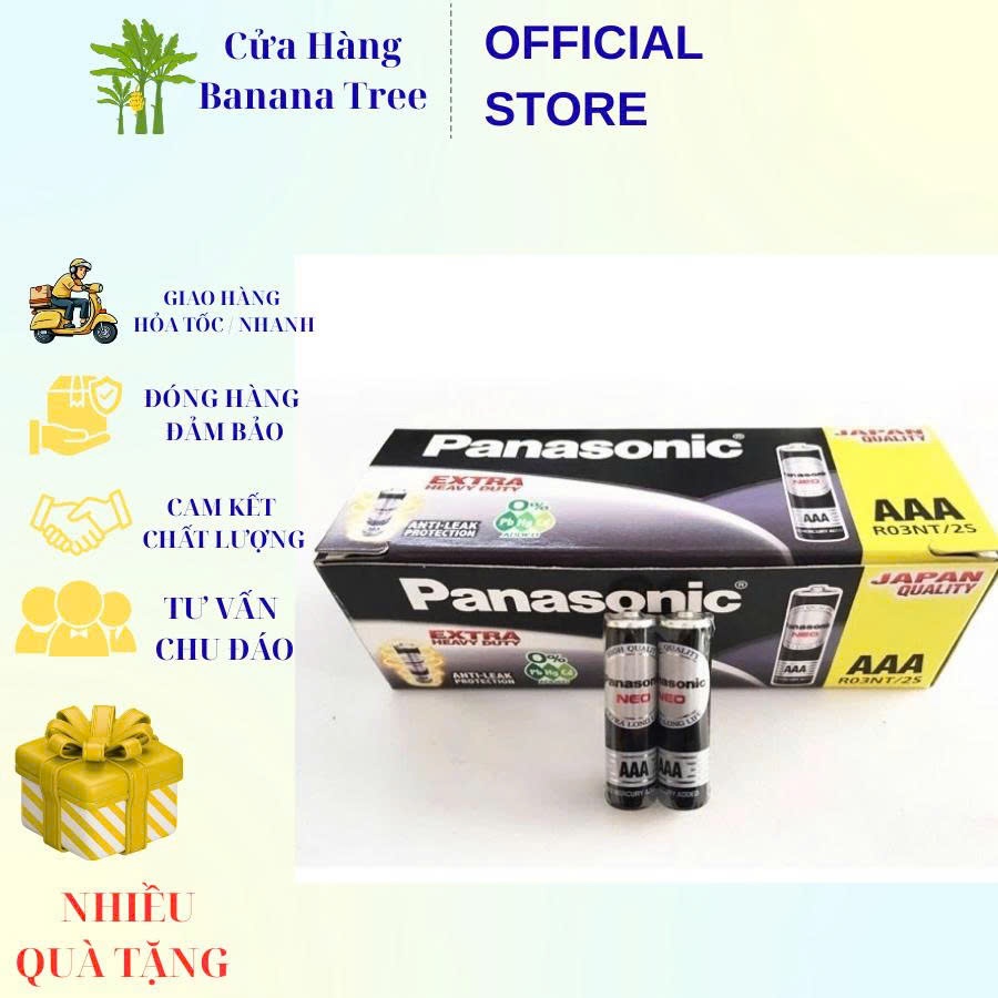 Pin AAA Panasonic NEO R03NT-2S Extra Heavy Duty.