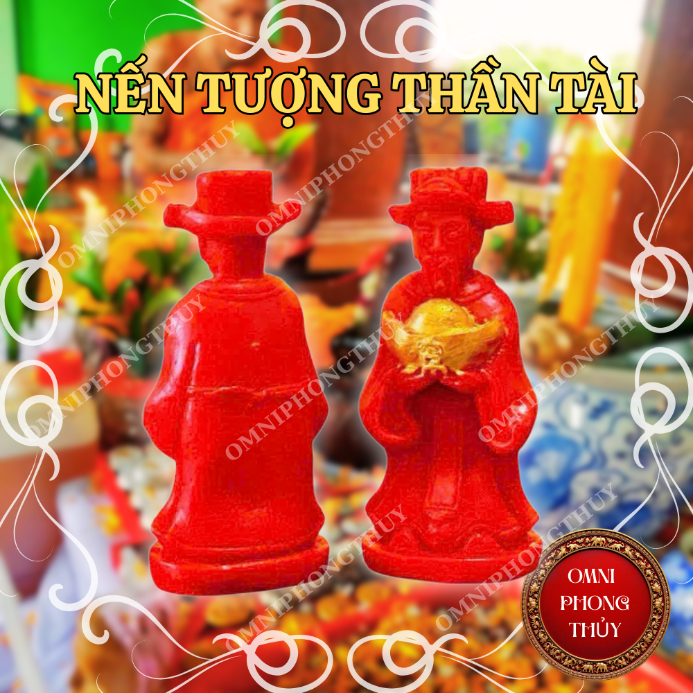 Nến t.h.ầ.n t.à.i đỏ may mắn Thái Lan