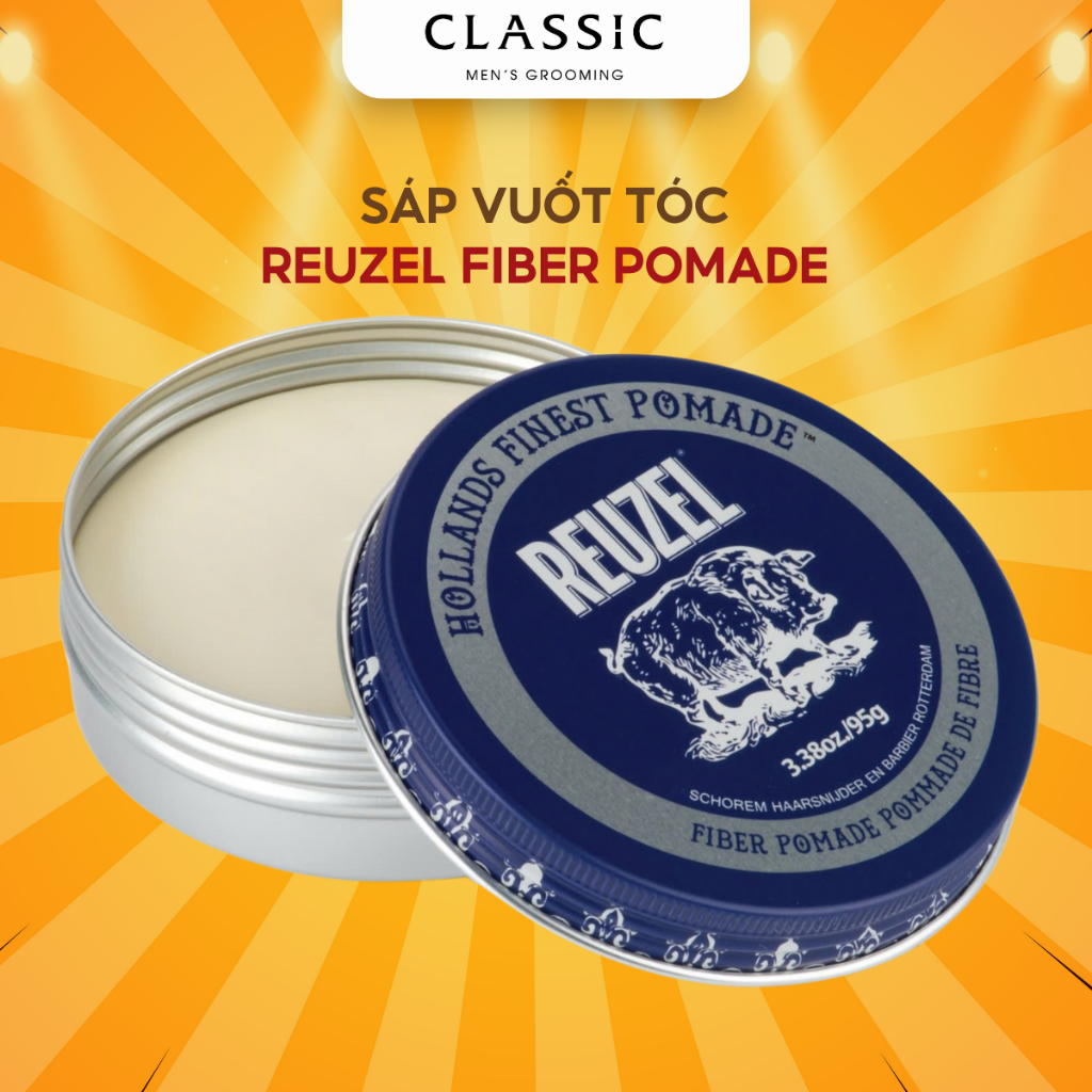 Sáp Vuốt Tóc Reuzel Fiber Pomade