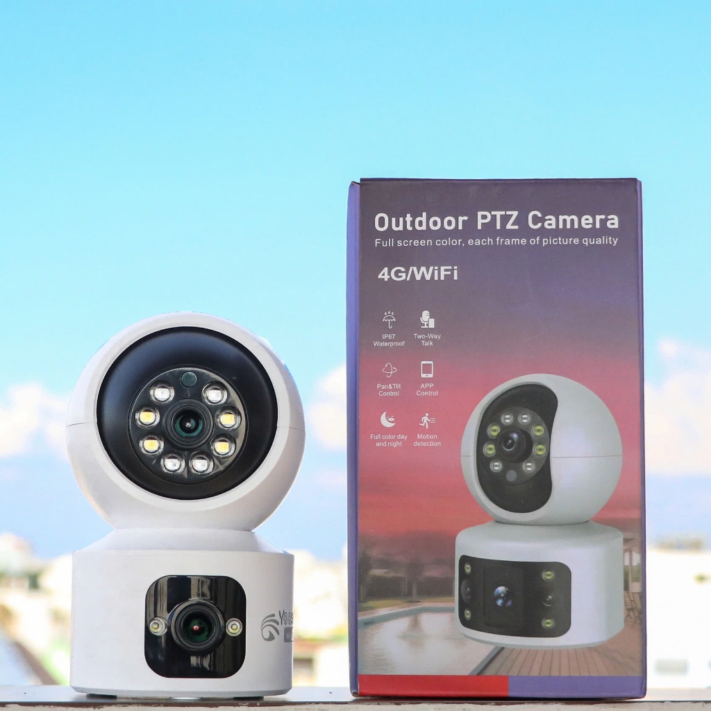 Camera Yoosee 2 MẮT XEM 2 MÀN HÌNH cùng lúc, xoay 360 độ,xem đêm có màu, hỗ trợ đàm thoại 2 chiều, BH 1 NĂM | BigBuy360 - bigbuy360.vn