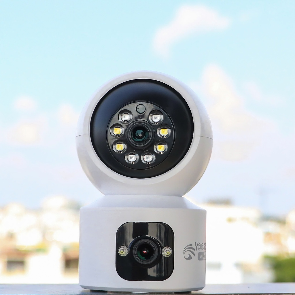 Camera Yoosee 2 MẮT XEM 2 MÀN HÌNH cùng lúc, xoay 360 độ,xem đêm có màu, hỗ trợ đàm thoại 2 chiều, BH 1 NĂM | BigBuy360 - bigbuy360.vn