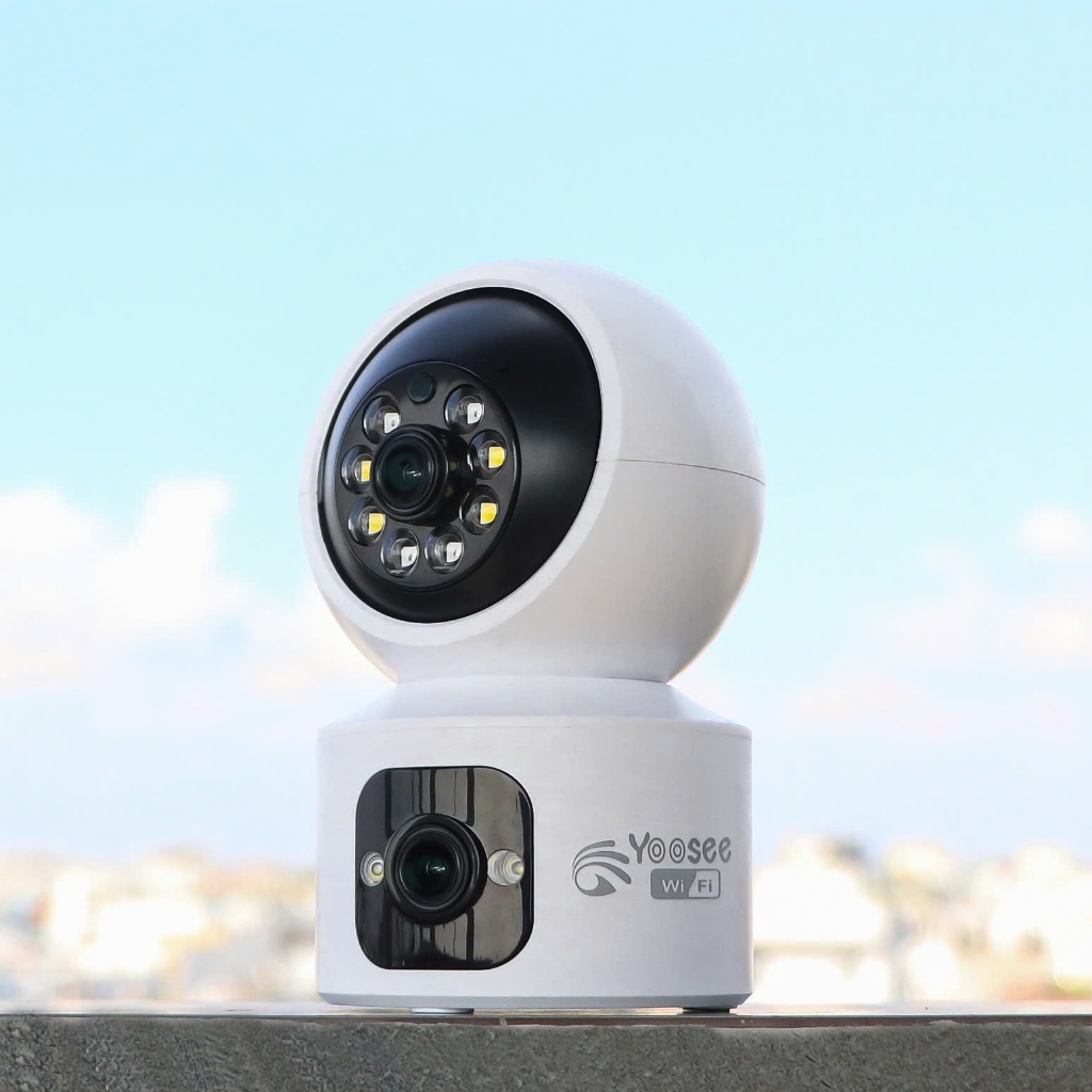 Camera Yoosee 2 MẮT XEM 2 MÀN HÌNH cùng lúc, xoay 360 độ,xem đêm có màu, hỗ trợ đàm thoại 2 chiều, BH 1 NĂM | BigBuy360 - bigbuy360.vn