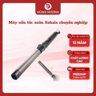  Máy uốn tóc xoăn Sahala  Máy uốn tóc làm xoăn chuyên nghiệp trục xoay 360 độ 