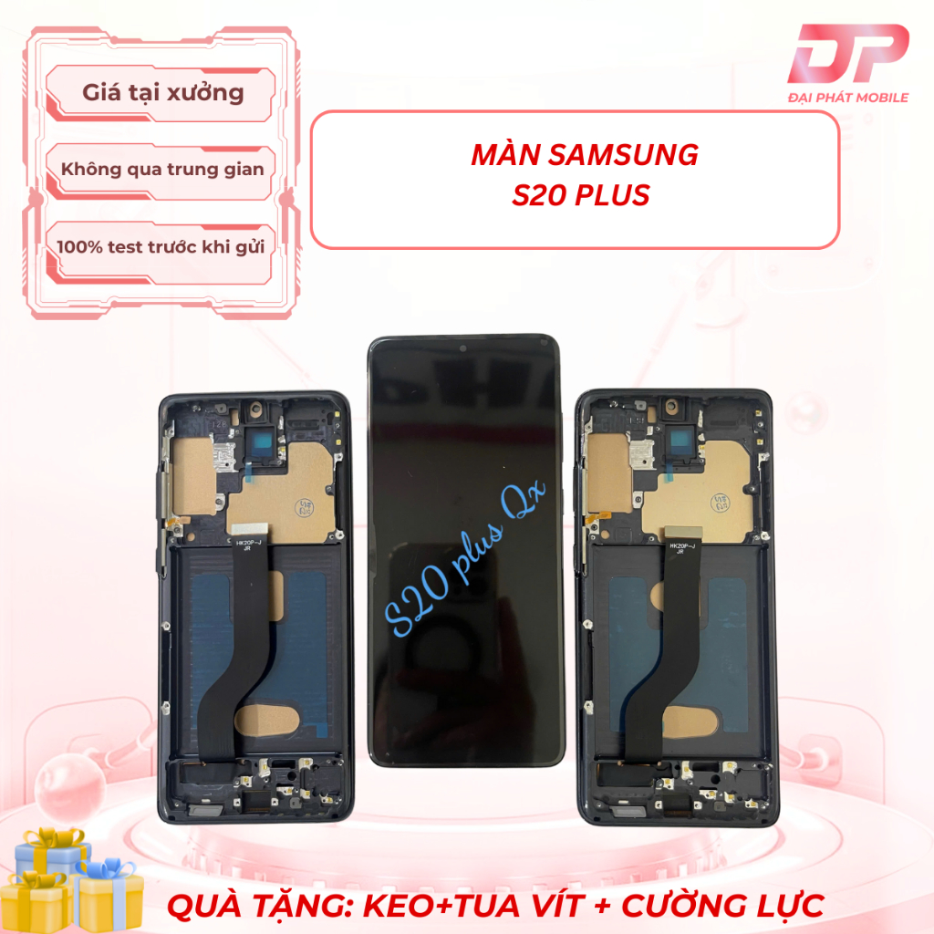 📱 MÀN HÌNH SAMSUNG S20 PLUS – QX & 2IC LIỀN KHUNG | MÀN ĐẸP, DỄ THAY, TẶNG BỘ DỤNG CỤ 🔧