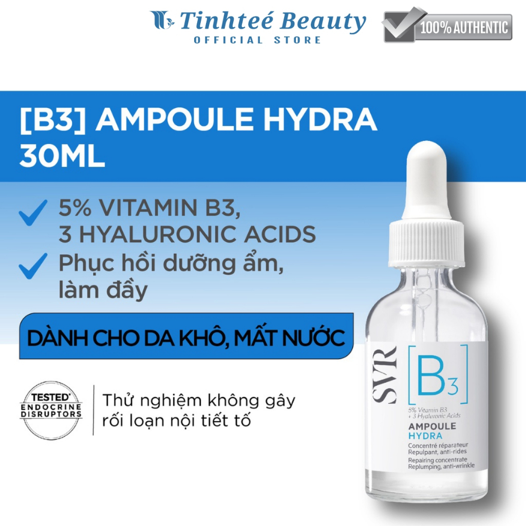 [LIVE] Tinh chất ngăn ngừa nếp nhăn, phục hồi da SVR [B3] Ampoule 30ml