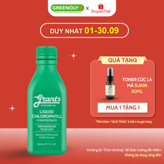 Nước Diệp Lục Cô Đặc Làm Sáng Da Grants Liquid Chlorophyll Concentrate Tăng Cường Sức Đề Kháng Thải Độc Gan Chai 500 ml