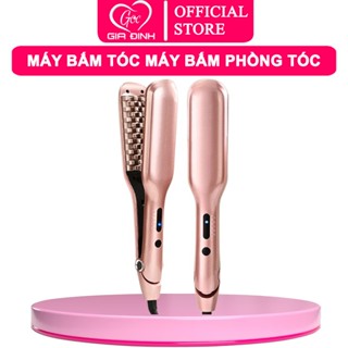  Máy bấm tóc máy bấm phồng chân tóc 2 in 1 kéo duỗi cao cấp 5 mức nhiệt hàng chính hãng 