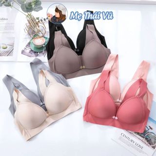  MA165 Áo lót ngực bầu cho bé bú có cúc mở chất liệu su non mềm mại nâng ngực Mẹ Thái Vũ 