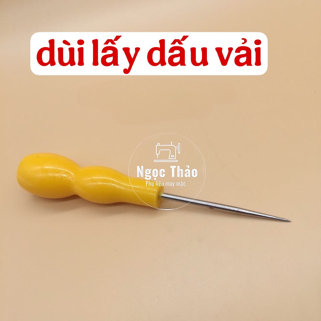 Dùi lấy dấu,dùi đục lỗ cán vàng sang dấu vải trong ngành may