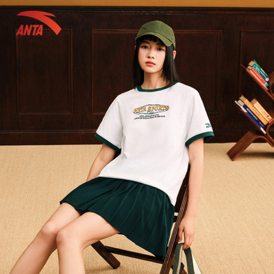 ANTA SS Nữ Sports Áo thun T-Shirt Áo Phông Ngắn Tay Thời Trang Năng Động 1625C8118