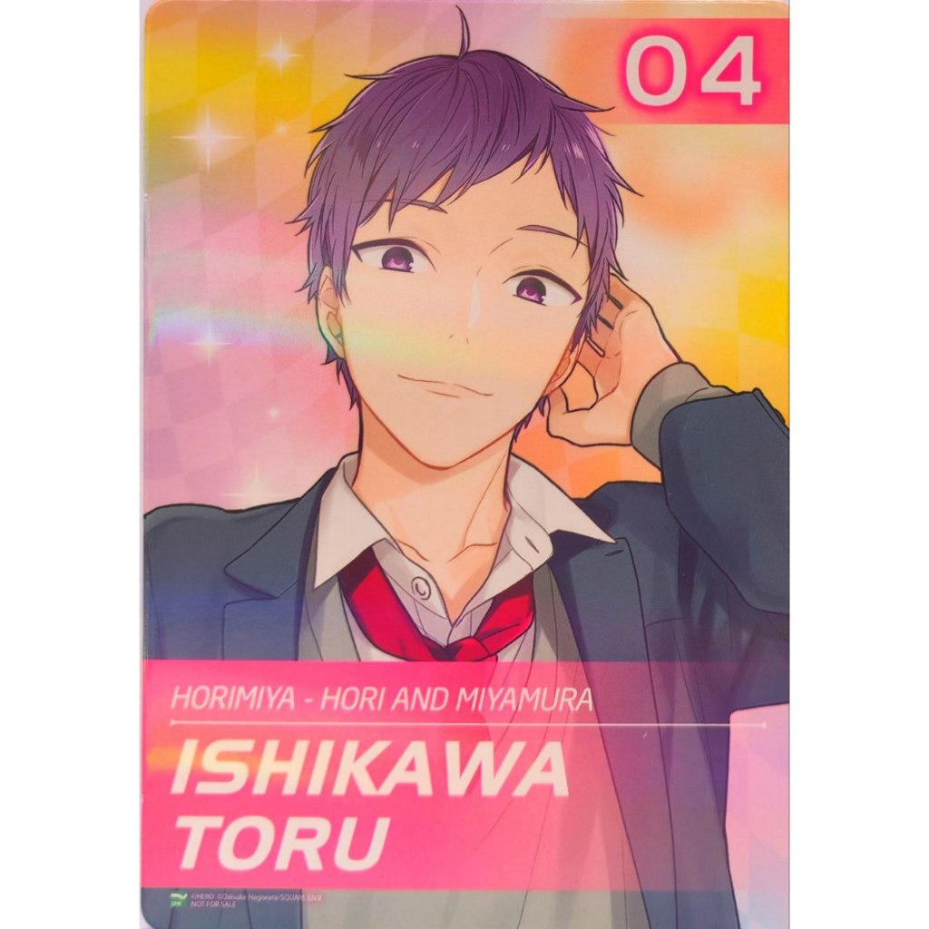 Character Card #04 Ishikawa Toru - Horimiya - Hori And Miyamura - Trạm sách IPM 2024