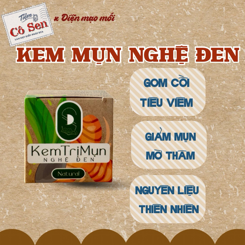 Kem Mụn Nghệ đen