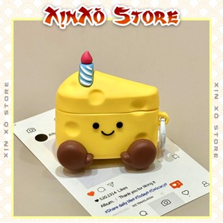  Vỏ ốp Airpod 2 3 4 Pro Pro 2 Phomai Sinh Nhật Case Airpods Silicon kèm móc treo - Xịn Xò Store 