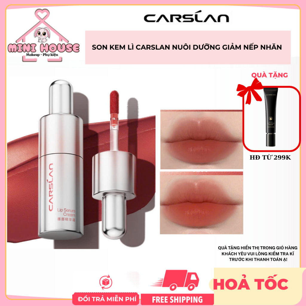 CARSLAN Son kem lì nuôi dưỡng giảm nếp nhăn chăm sóc môi 4.5g | Minihouse